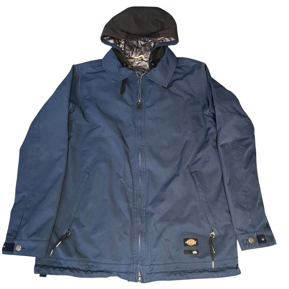 686 x Dickies Times Line Technical Shell Insulated Jacket Men M Blue Black